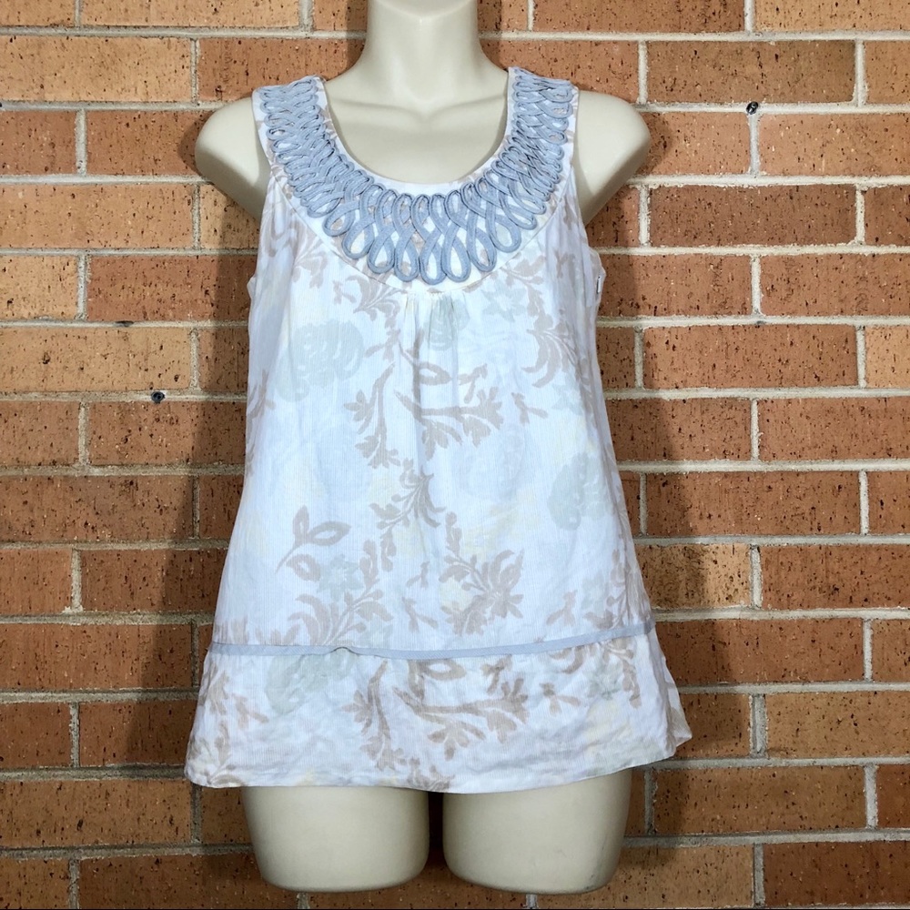 3/$25 👑 Kenzie Sleeveless Blouse size 2 Tank cotton